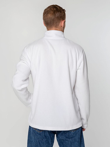 Куртка флисовая унисекс Manakin, белая - рис 8.
