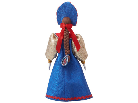 Подарочный набор: кукла фарфоровая, крем-мед, красный - рис 17.