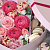 Макаруны с цветами Розовое Сердце - миниатюра - рис 2.