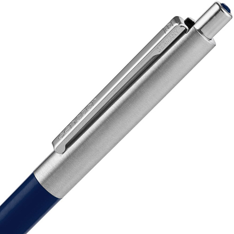 Ручка шариковая Senator Point Metal, ver.2, темно-синяя - рис 4.