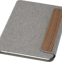 Портфолио A5 Andean из переработанного ПЭ, серый