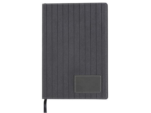 Блокнот А5 Bradbury, гибкая обложка, 80 листов 80 гр/м2 FSC бумага, темно-серый - рис 2.