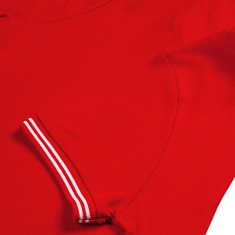 Рубашка поло женская Virma Stripes Lady, красная - рис 5.