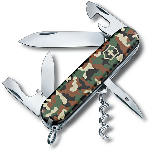 Офицерский нож Spartan 91, зеленый камуфляж - рис 2.