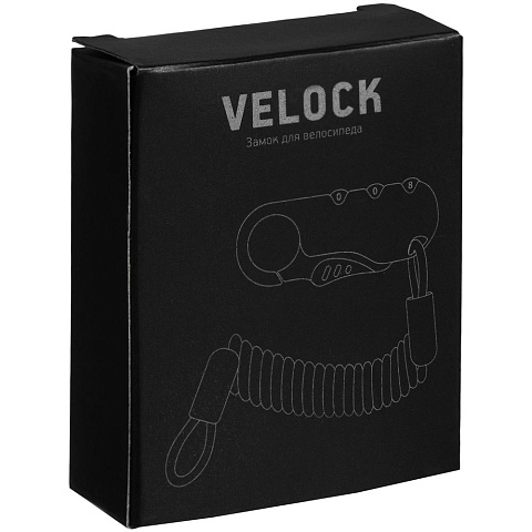 Кодовый замок для велосипеда Velock, черный - рис 5.