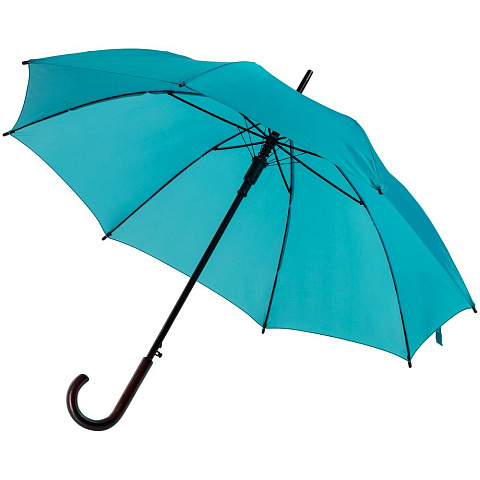 Зонт-трость Standard, бирюзовый - рис 2.
