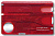 Набор инструментов SwissCard Nailcare, красный - миниатюра
