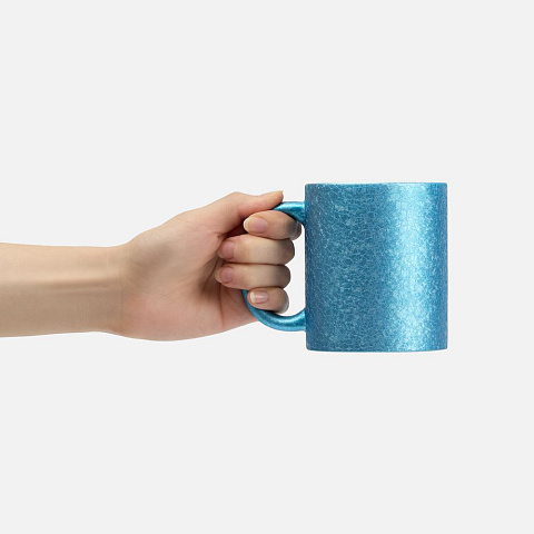 Кружка для сублимационной печати Sagredo, синяя - рис 4.