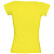Футболка женская Melrose 150 с глубоким вырезом, лимонно-желтая - миниатюра - рис 3.