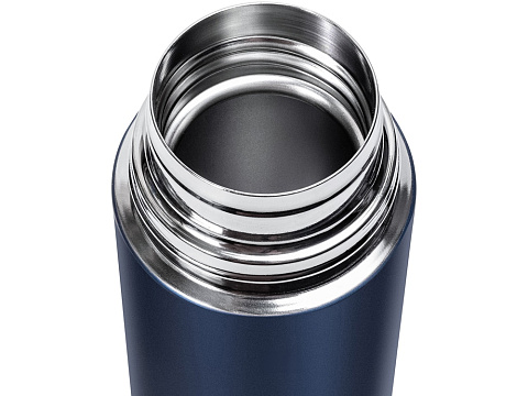 Термос Relaxika 101 (0,35 литра), темно-синий (без лого) - рис 5.