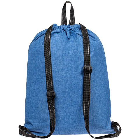 Рюкзак-мешок Melango, синий - рис 4.