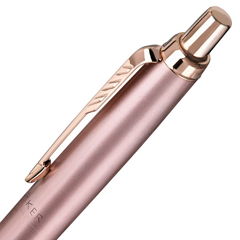 Ручка шариковая Parker Jotter XL Monochrome Pink Gold, розовое золото - рис 3.