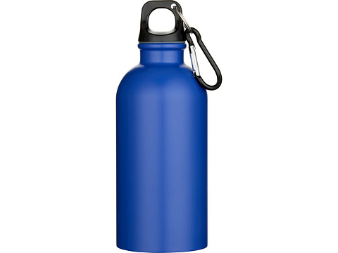 Oregon одностенная бутылка для воды с карабином, изготовленная из нержавеющей стали, сертифицированной по стандарту RCS, объемом 400 мл - Ярко-синий - рис 2.