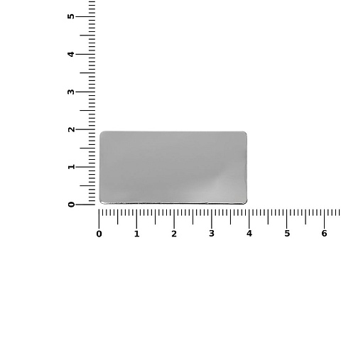Значок Magnet Matto, серебристый глянцевый - рис 6.