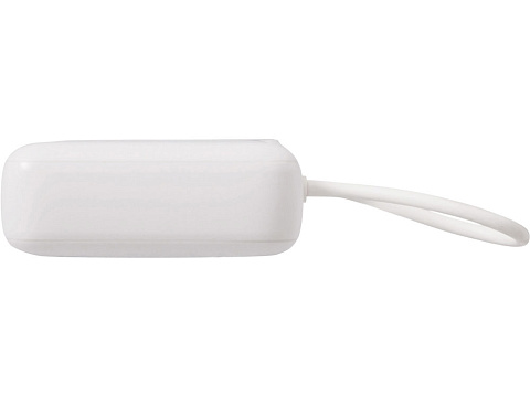 Внешний аккумулятор со встроенным кабелем Liri, QC/PD, 10000 мАч, теплый белый - рис 8.