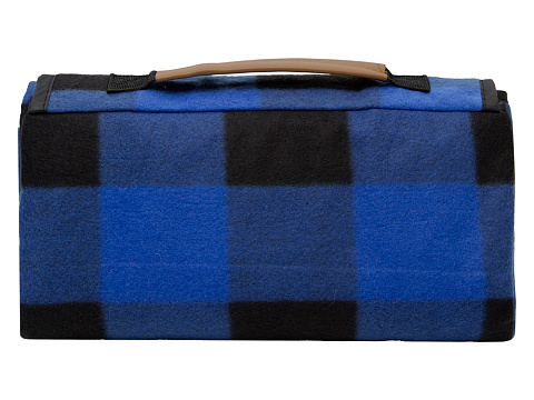 Плед для пикника Recreation, синий/черный (Р) - рис 5.