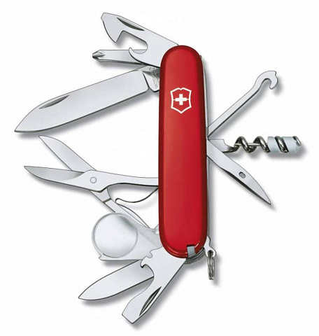 Офицерский нож Explorer 91, красный - рис 2.