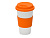 Фарфоровая кружка с двойными стенками Toronto, 300мл, оранжевый - миниатюра