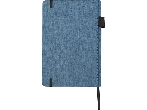 Блокнот Orin, формат А5, из переработанного ПЭТ, синий - рис 3.