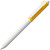 Ручка шариковая Hint Special, белая с желтым - миниатюра - рис 2.
