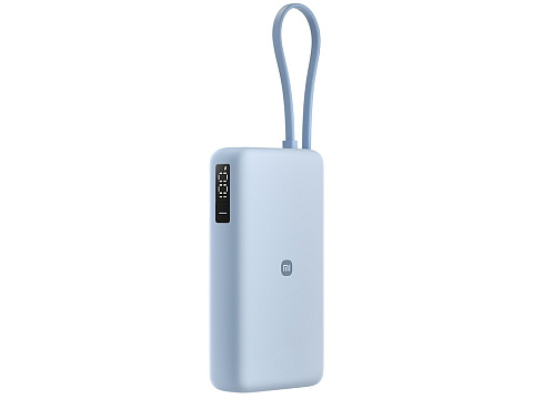 Внешний аккумулятор со встроенным кабелем Xiaomi 67W Power Bank 20000 (Integrated Cable) Ice Blue - рис 2.