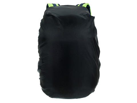 Туристический рюкзак TORBER КЕМПИНГ, синий/салатовый, полиэстер, 36 х 54 х 16 см - рис 12.