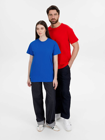 Футболка унисекс T-Bolka 180, синяя - рис 12.