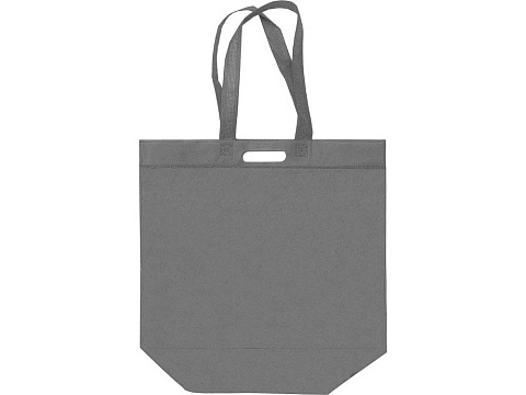 Сумка для покупок из спанбонда Scope, 455*160*380 с ручкой 550/30 мм, графитовый - рис 2.