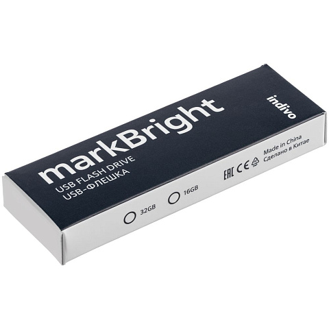 Флешка markBright с синей подсветкой, 32 Гб - рис 10.