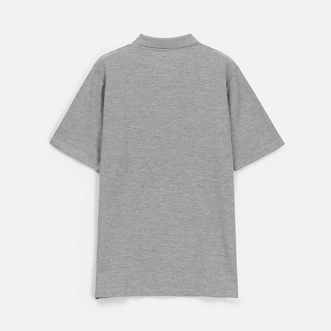 Рубашка поло унисекс Tervise, серый меланж - рис 3.