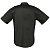 Рубашка мужская с коротким рукавом Brisbane, черная - миниатюра - рис 3.