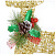 Новогоднее украшение Олень с гирляндой (30см) - миниатюра - рис 6.