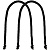 Ручки Corda для пакета M, черные - миниатюра - рис 2.