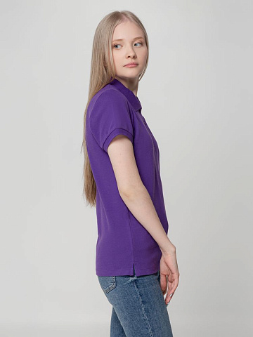 Рубашка поло женская Virma Lady, фиолетовая - рис 7.