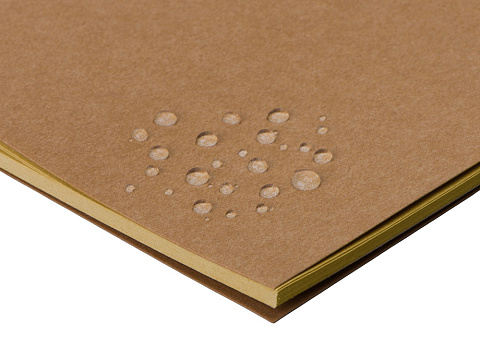 Блокнот Monet, гибкая обложка A5 из моющегося крафта, 32 листа, натуральный - рис 6.