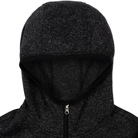 Куртка с капюшоном унисекс Gotland, черная - рис 4.
