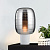 Винтажная настольная ретро лампа с абажуром лофт - миниатюра