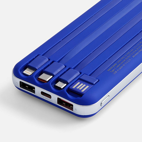 Внешний аккумулятор Omni Pro 10000 мАч, синий - рис 4.