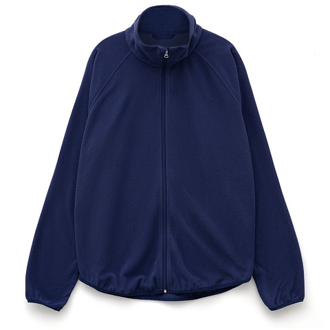 Куртка флисовая унисекс Fliska, темно-синяя - рис 2.