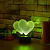 3D светильник Два сердца - миниатюра - рис 4.