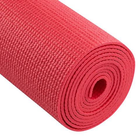 Коврик для йоги и фитнеса Slimbo, красный - рис 3.