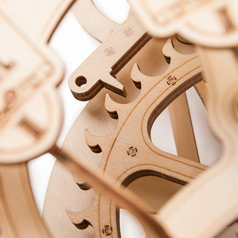 3D-пазл из дерева Wood Trick Настенные часы с маятником - рис 7.