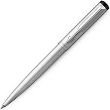 Ручка шариковая Parker Vector Standard T01 Stainless Steel CT, серебристый