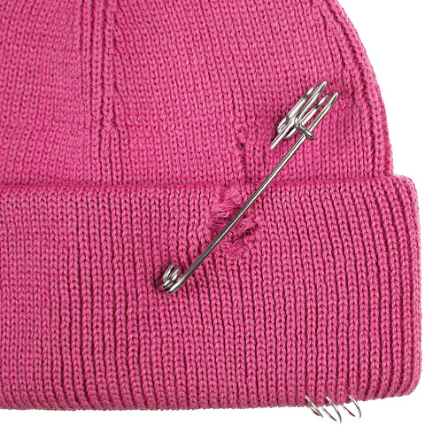 Шапка Pricker, розовая (малиновая) - рис 5.