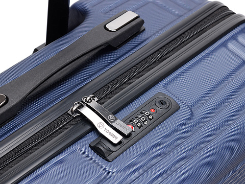 Чемодан TORBER Onego, синий, ABS-пластик, 69,5 х 46 х 26 см, 69 л - рис 8.