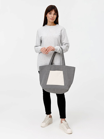 Шопер Shophop, серый с неокрашенным - рис 12.