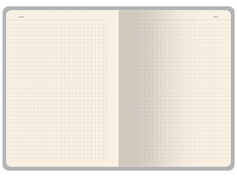 Бизнес-тетрадь А5 Pragmatic Contrast, 40 листов в клетку, фиолетовый с салатовым срезом - рис 4.