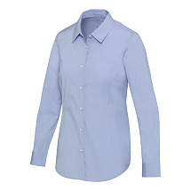 Carnelian женская рубашка из поплина - Голубой