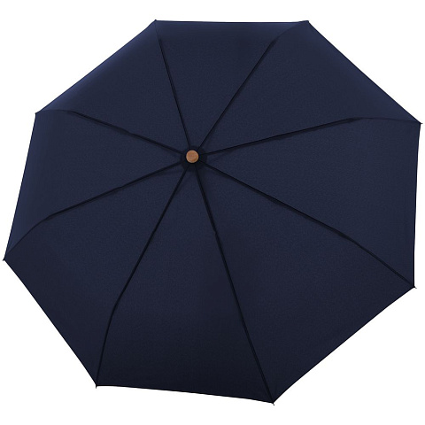 Зонт складной Nature Mini, синий - рис 2.