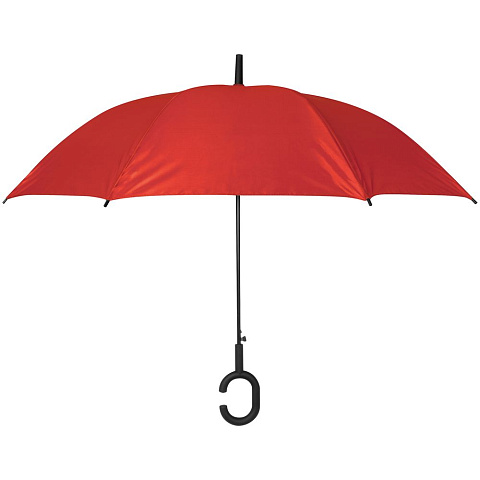 Зонт-трость Charme, красный - рис 4.